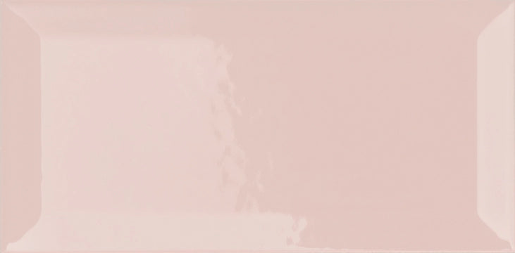 Ceramica Vogue, Bisello - RAL 7044 - Rosa, Lucida, 10x20cm, 7.00mm