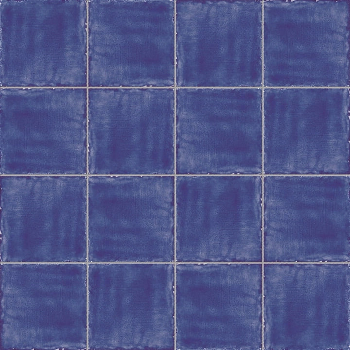Mainzu, Estil Antic - Cobalto, Brillo, 15x15cm, 10.00mm