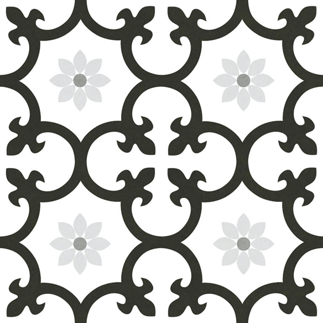 Codicer, Dalia - Black, Naturale, 25x25cm, 10.00mm, Rett.