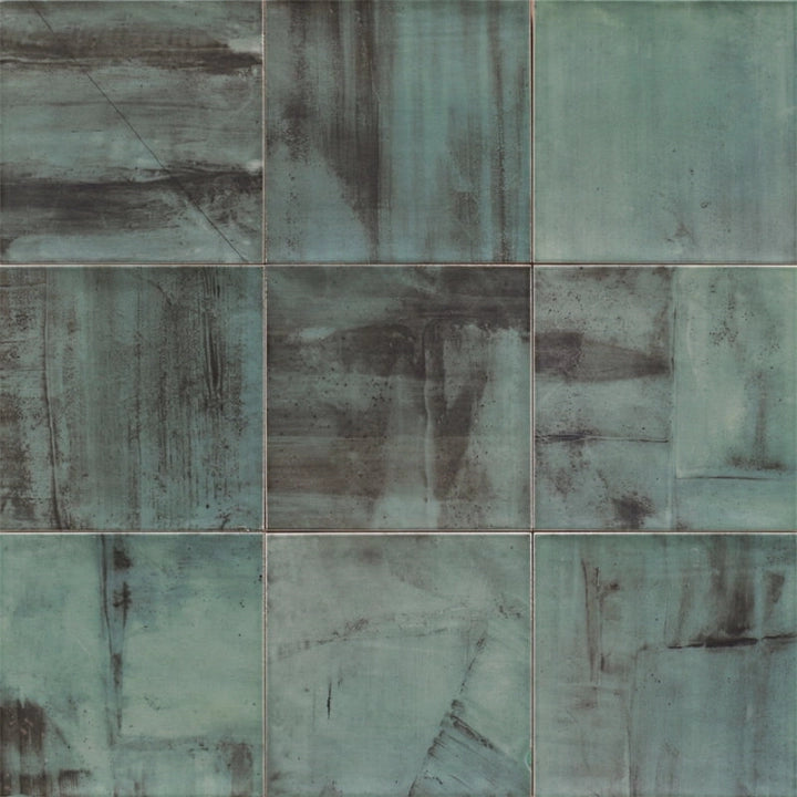Mainzu, Verona - Verde, Satinado, 20x20cm, 9.00mm