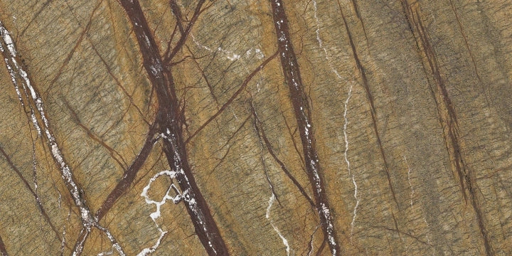 Casalgrande Padana, Marmoker - Brown Forest, Honed, 60x120cm, 6.00mm, Rett.