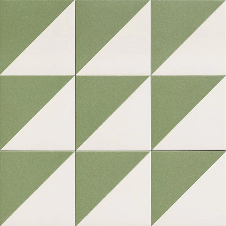 Mainzu, Fired - Middle Green, Mate, 20x20cm, 9.00mm