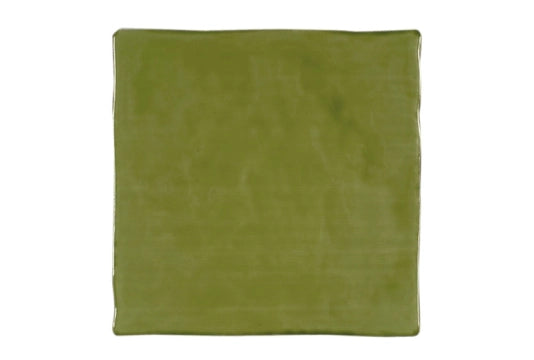 Vives Ceramica, Textil - Verde, Naturale, 13x13cm, 10.00mm, Rett.