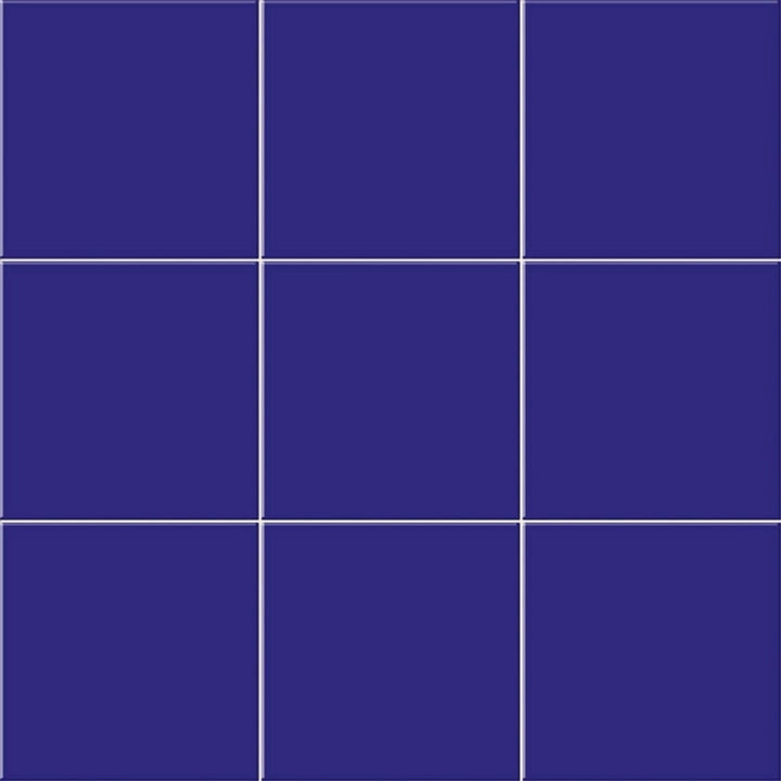 Mainzu, Zocalo Mediterraneo - Cobalto, Brillo, 20x20cm, 10.00mm