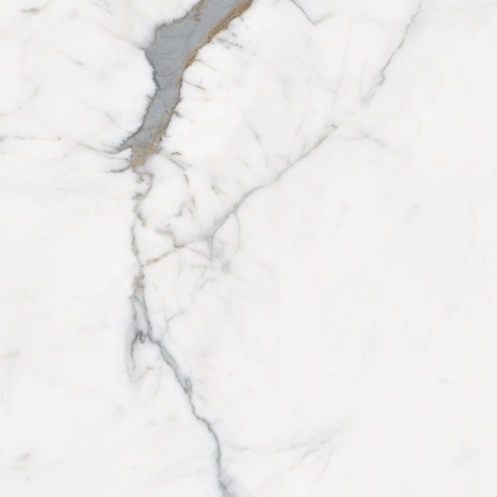 Pastorelli Ceramiche, Sunshine - P010785 - Su Calacatta White, Naturale, 120x120cm, 8.50mm, Rett.