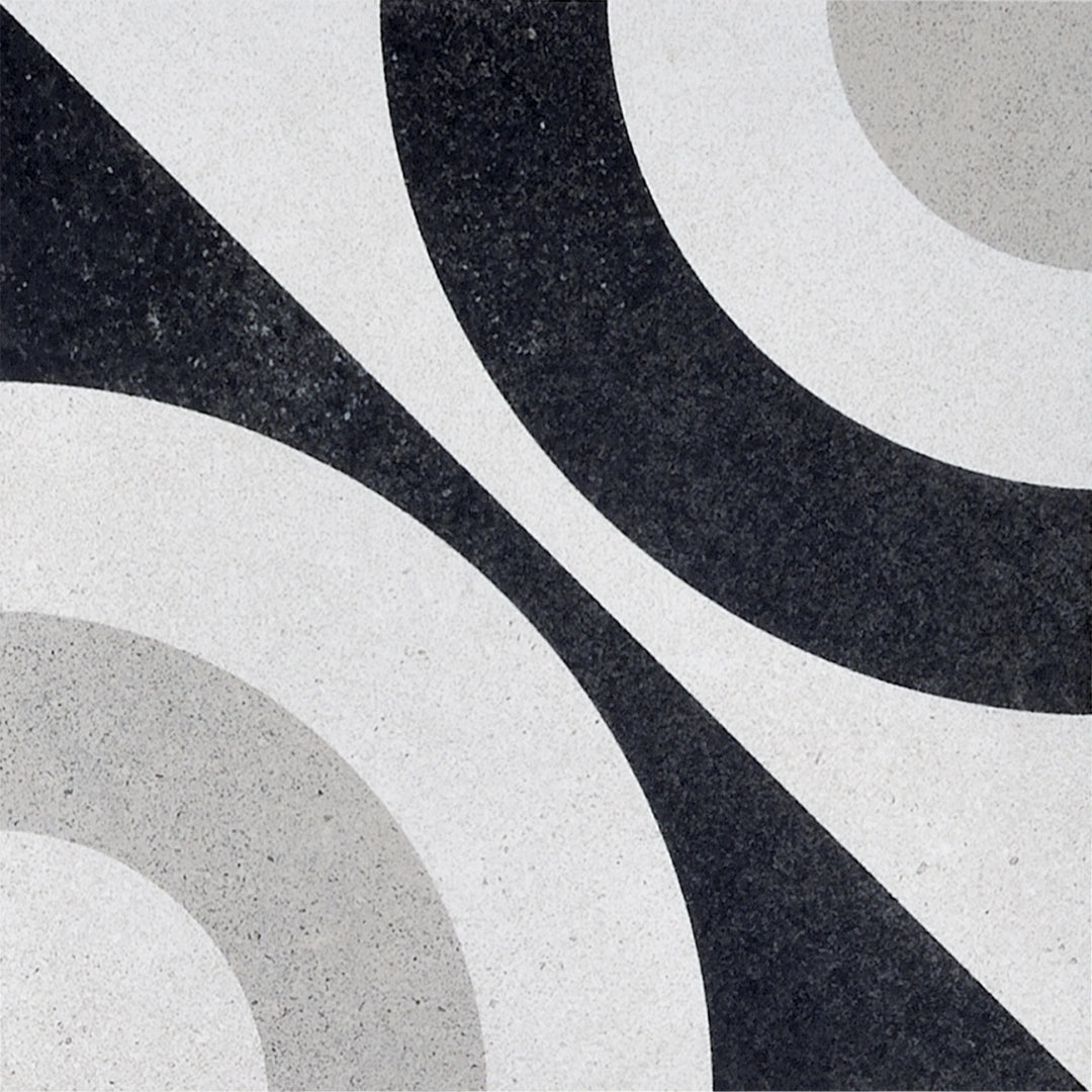 Ceramica Fioranese, Cementine Black&white - CBW20C5 - Black&white_5, Naturale, 20x20cm, 10.00mm, Rett.