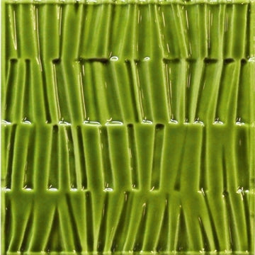 Gigacer, Bamboo - Verde Oliva, Craquelé, 15x15cm, 10.00mm