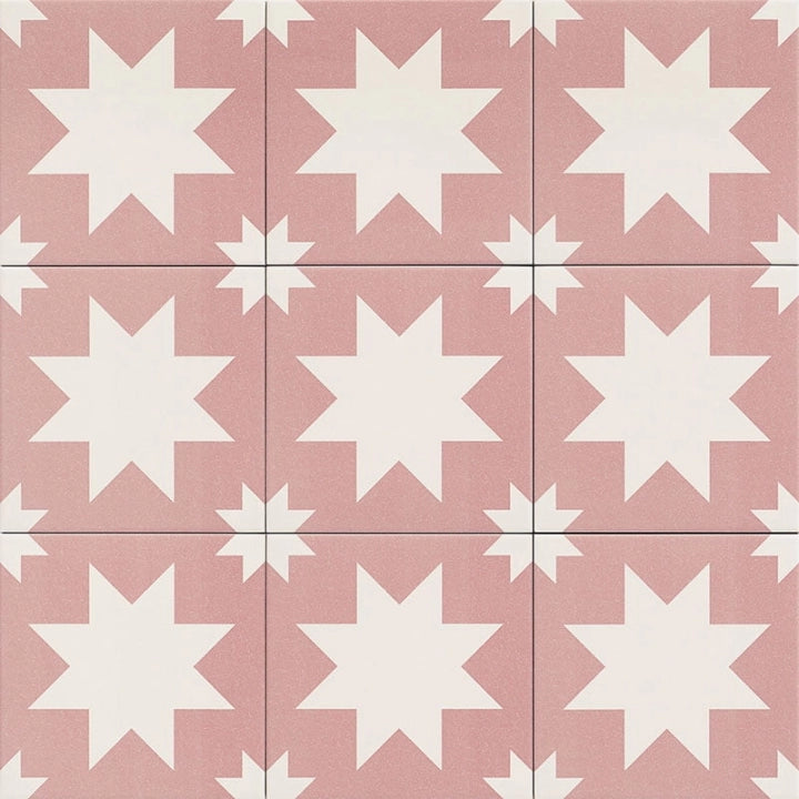 Mainzu, Fired - Star Pink, Mate, 20x20cm, 9.00mm