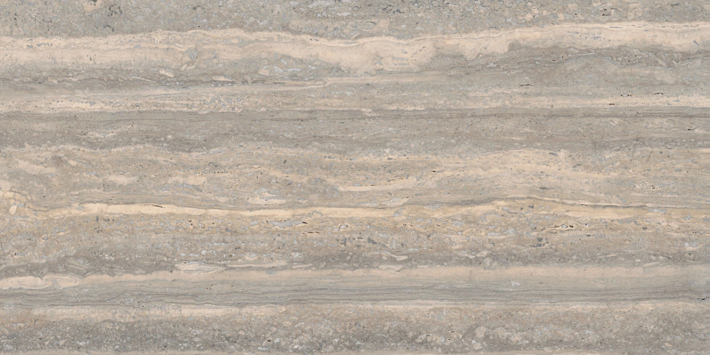 Marazzi, Mystone Travertino - M9EM - Silver, Matt, 60x120cm, 10.00mm, Rett.
