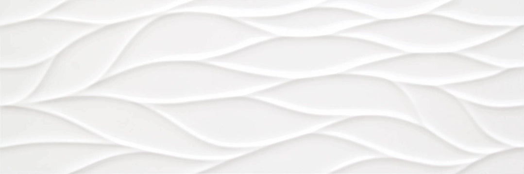 Saloni Ceramica, Jewell - KCZ500 - Fluctus Blanco, Brillo, 30x90cm, 10.40mm, Rett.