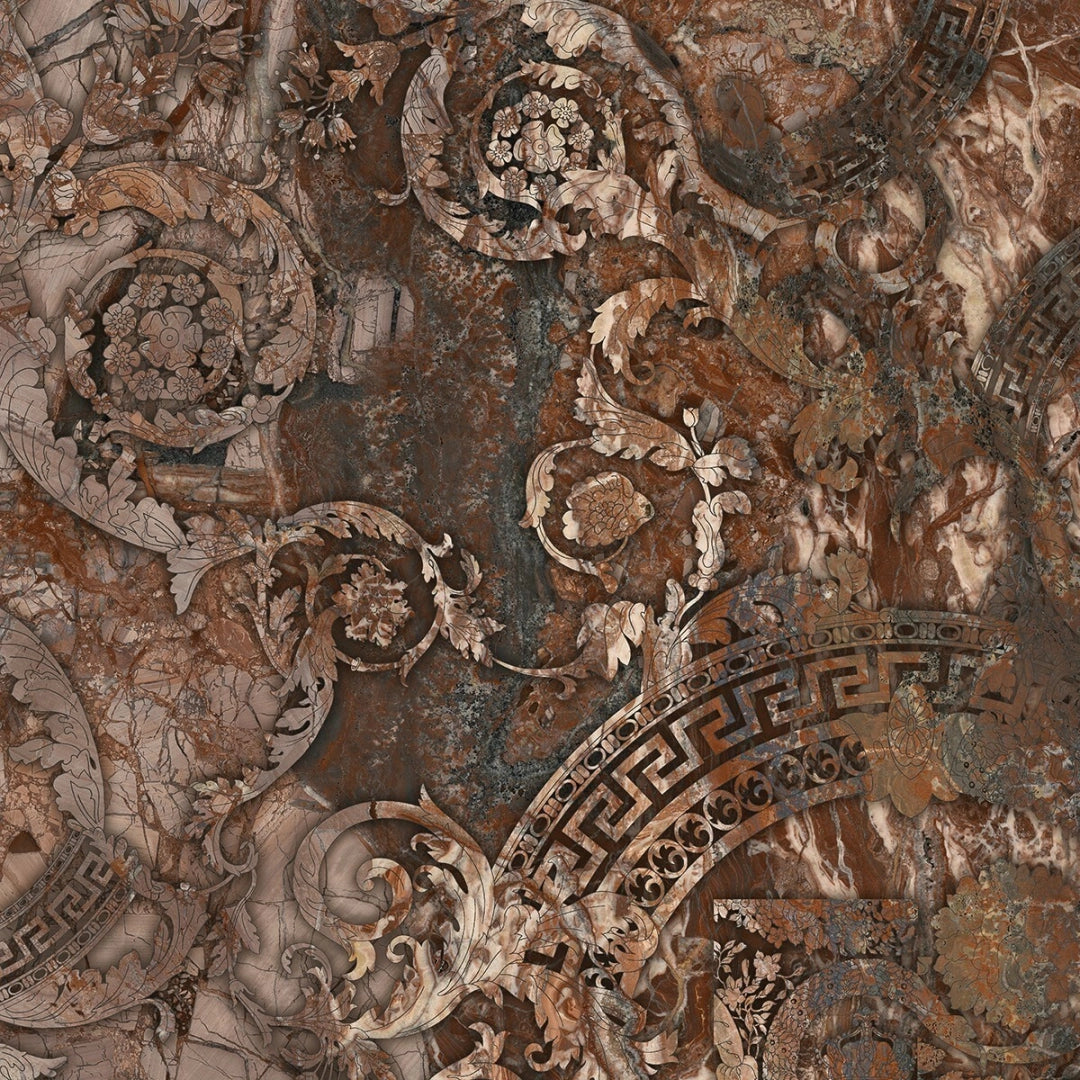 Versace Tiles, Maximvs - G67567 - Rosa Venezia Megabarocco, Lux, 120x120cm, 10.00mm, Rett.