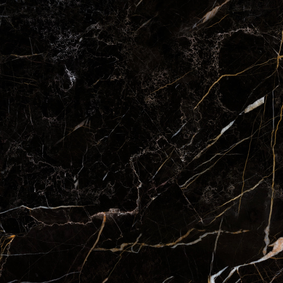 Ceramiche Caesar, Anima - ADN3 - Nero Atlante, Lucidato, 60x60cm, 9.00mm, Rett.