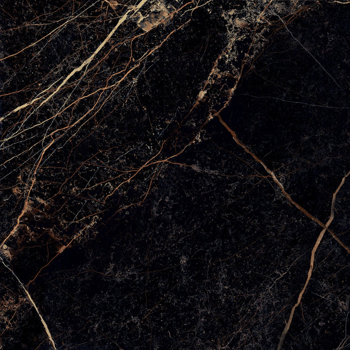 Versace Tiles, Marble - 240013 - Nero, Lappato, 58.5x58.5cm, 10.00mm, Rett.