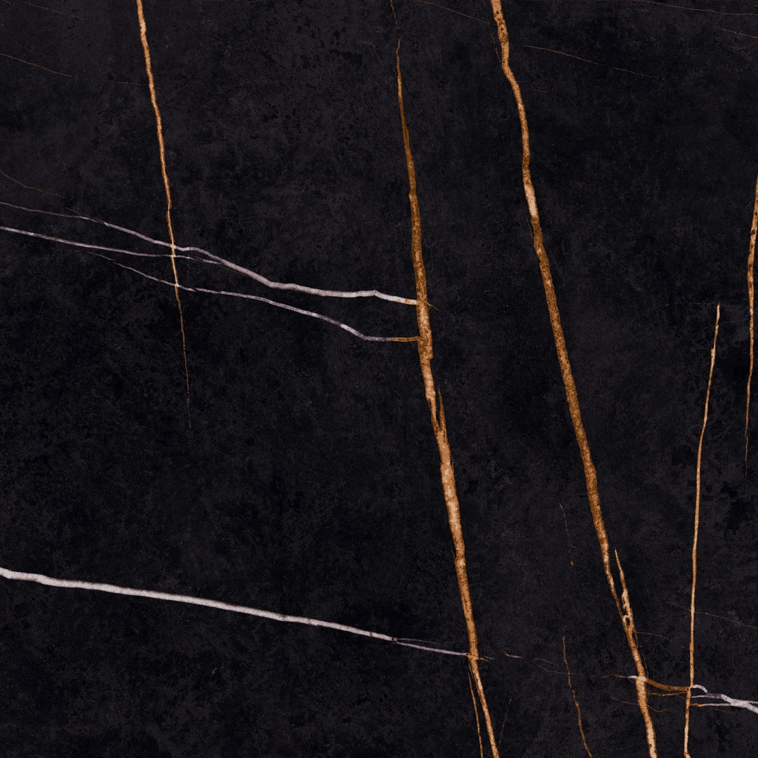 Gardenia Orchidea, La Marmoteca - 0010677 - Sahara Noir, Soft, 120x120cm, 6.00mm, Rett.