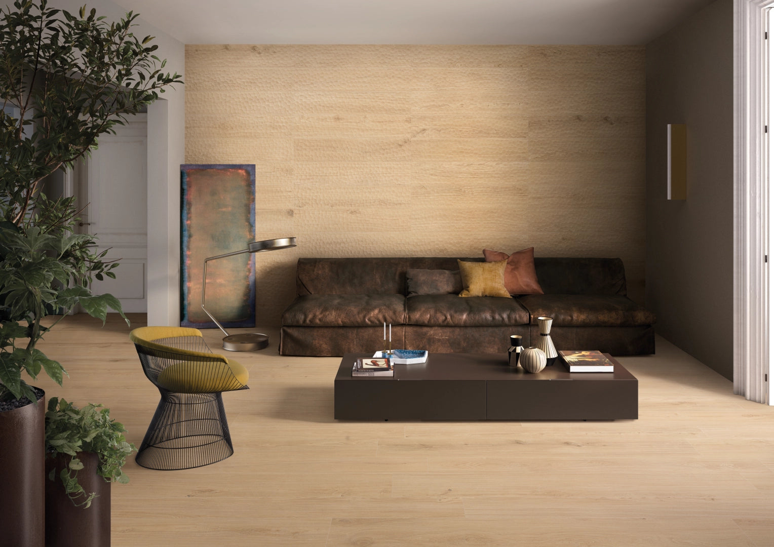 Provenza Ceramiche, Provoak - EATY -  Bianco Sabbiato ,  Antislip , 20x120cm, 9.50mm, Rett.