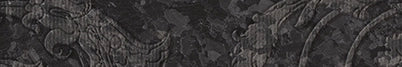 Versace Tiles, Meteorite - G0047250 - Megabarocco Nero, Lappato, 20x120cm, 10.00mm, Rett.