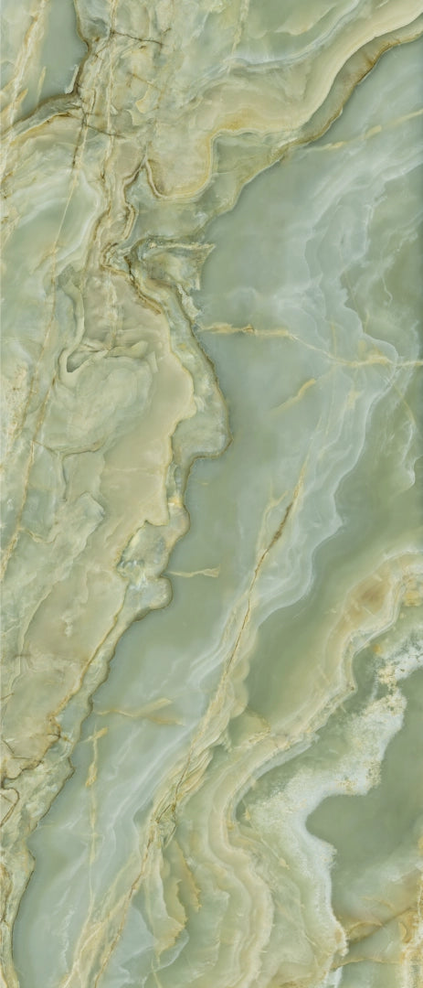 La Fabbrica Ava, Onice Iride - 173022 - Giada, Lappato, 120x280cm, 6.00mm, Rett.