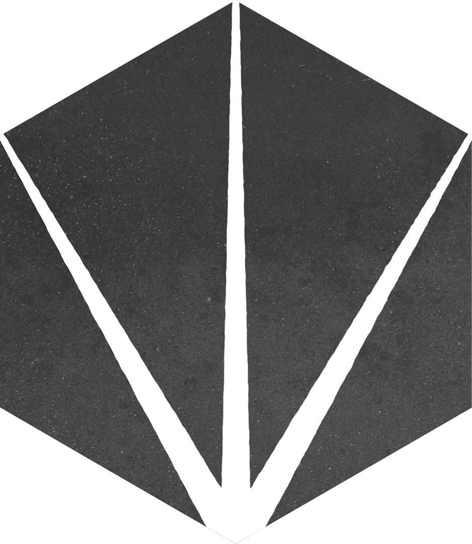 Apavisa, Starline - Black, Naturale, 25x29cm, 10.00mm, Not rectified