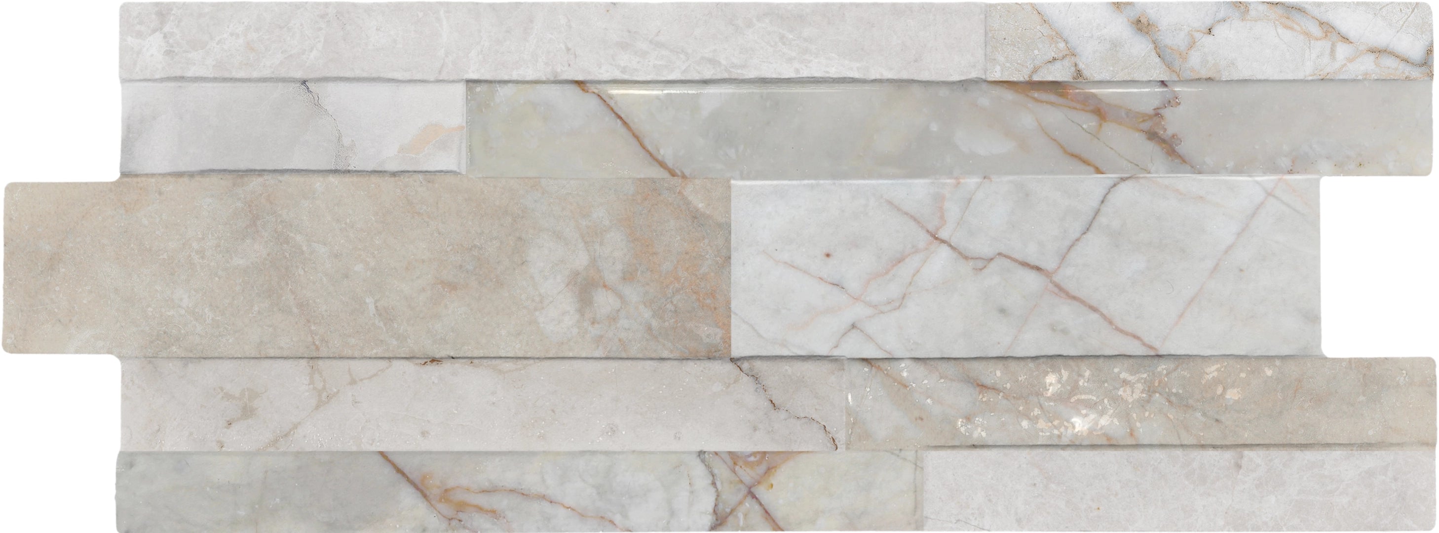 Walls&More by Keradom, Royal - Calacatta, Naturale, 16x40cm, 10.00mm