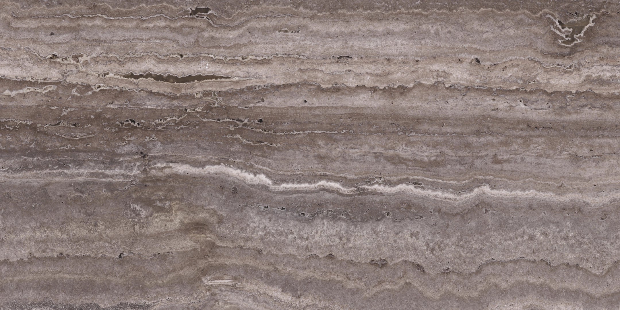 Casalgrande Padana, Marmoker - Travertino Titanium, Lucida, 30x60cm, 10.00mm, Rett.