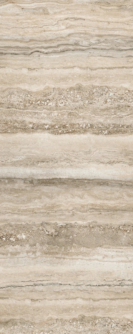 Margres, Endless - Travertino, Polished, 100x250cm, 5.50mm, Rett.