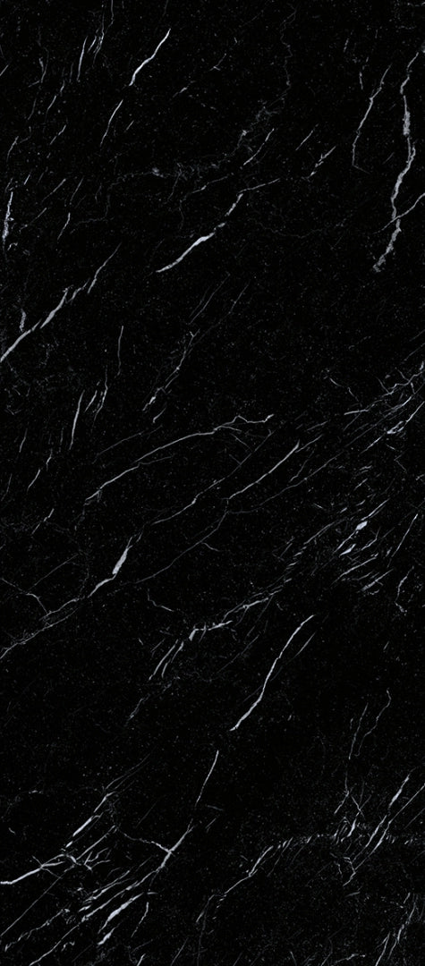 EmilCeramica, Tele Di Marmo Selection - EJW2---Nero-Marquinia,-Lappato,-120x278cm,-6.50mm,-Rett.