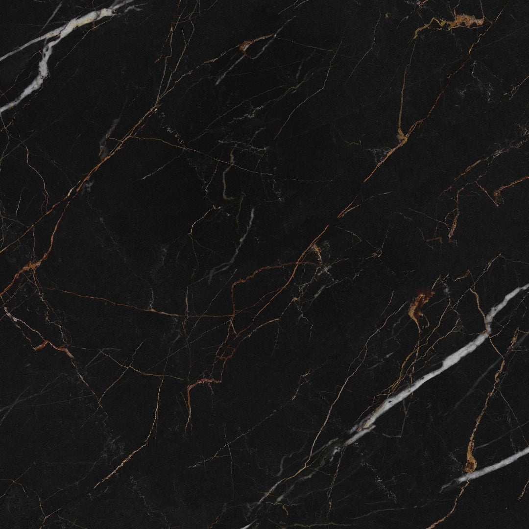 Class Tile, Divina - CEDIV120014 - Marquina Black Gold, Polished, 120x120cm, 9.00mm, Rett.