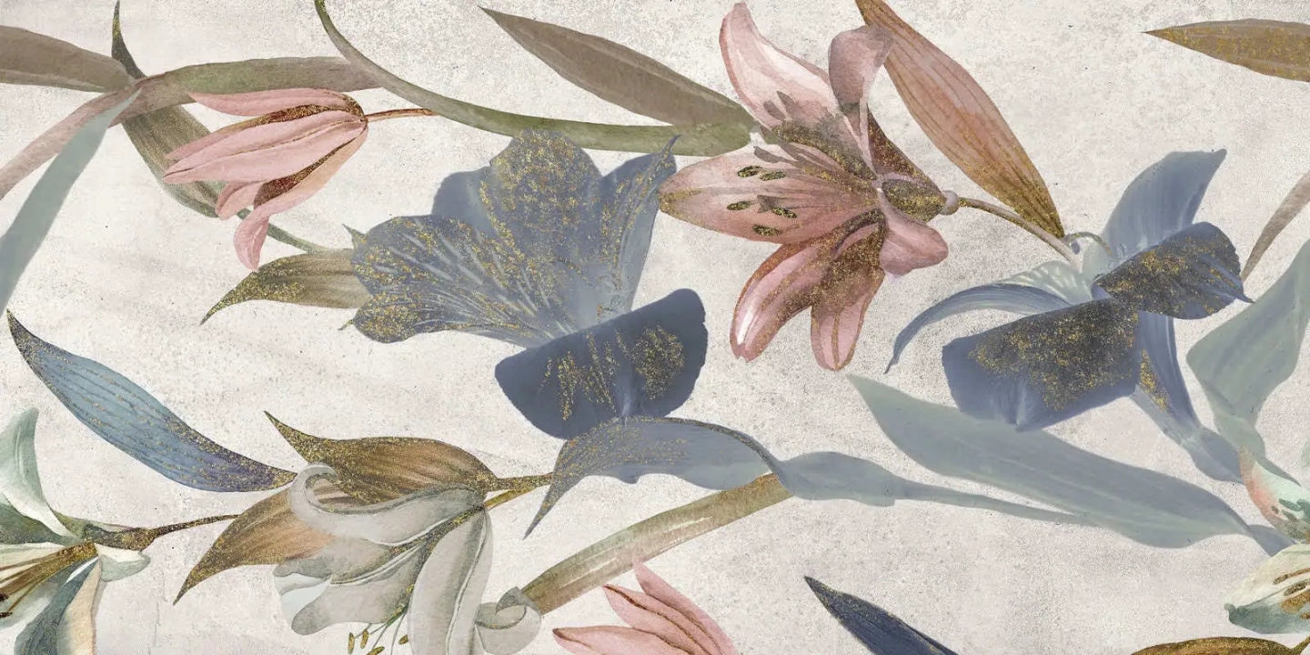 Armonie Ceramiche, Deco Art - 451036 - Lilium, Naturale, 60x120cm, 10.00mm, Rett.