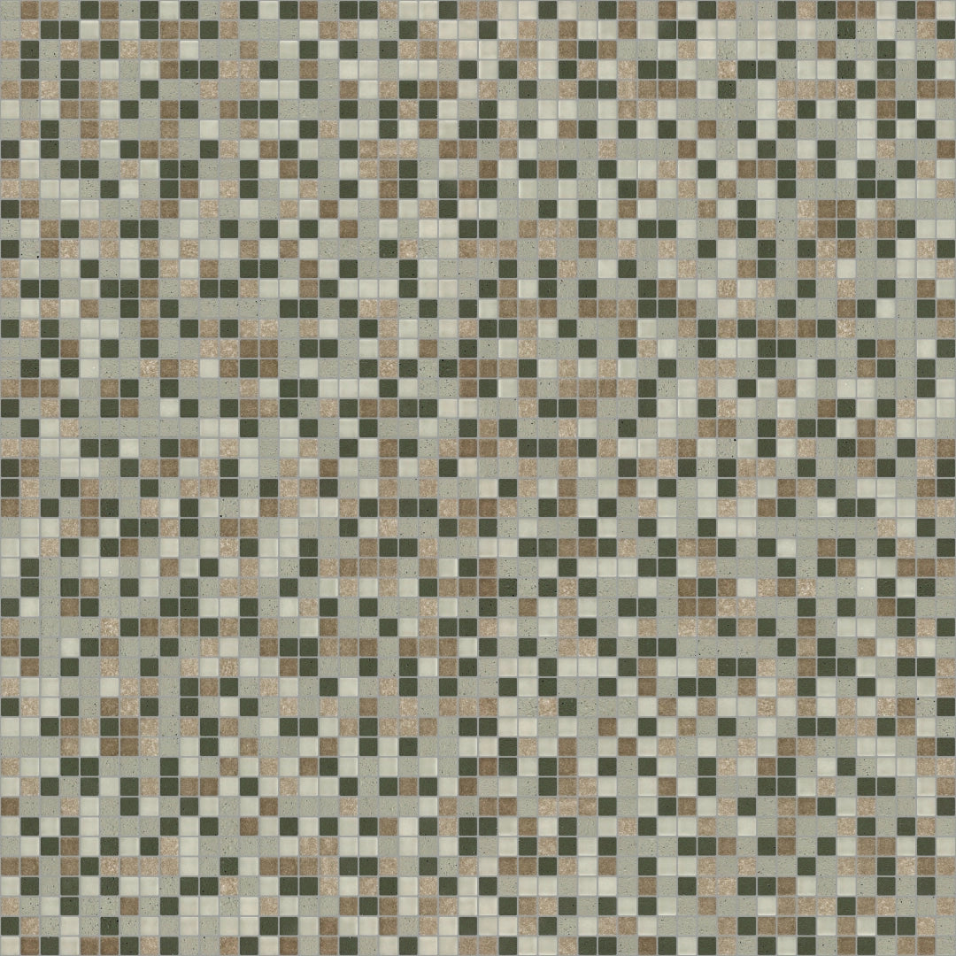 Appiani, Mix Neutral - XMBM 406 - Metropolitan Bump 06  Vanadio/Cemento/Viburno/Ramina, Naturale (1.2x1.2), 30x30cm, 7.20mm