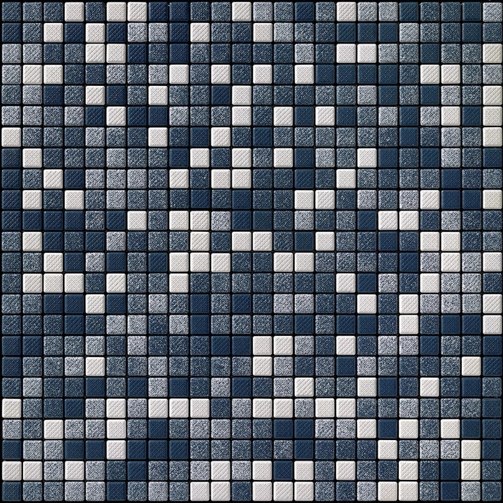 Appiani, Mix Denim - X DEN 403 - Mix Oltremare Oltremare85 /Oltremare 50/ Oltremare 15/Bianco Tela/Avio, Naturale, 30x30cm, 7.20mm