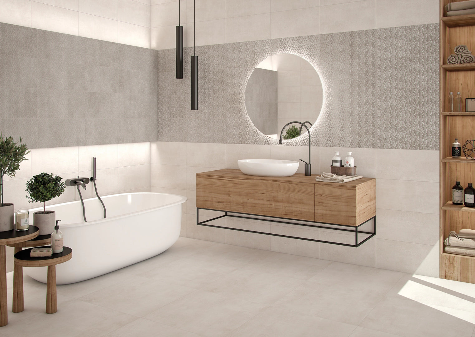 Metropol Ceramica, Zen - GU40R001 - Beige, Natural, 75x75cm, 10.00mm