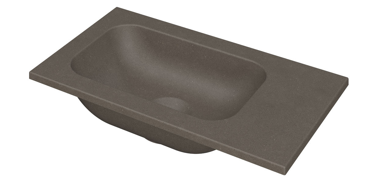 Ink Enter meubelfontein 40x22cm quartz - zonder kraangat - beton