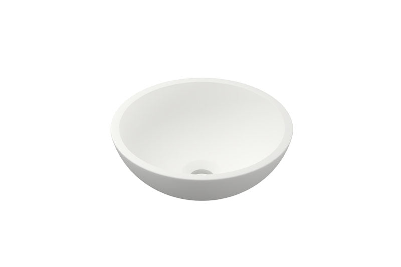 Ink Jazz Small opbouw waskom 33cm polystone - mat wit