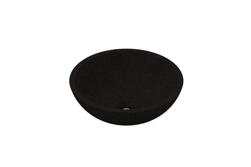 Ink Jazz Small opbouw waskom 33cm quartz - zwart