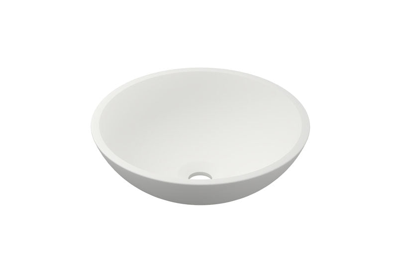 Ink Jazz Large opbouw waskom 40cm polystone - mat wit