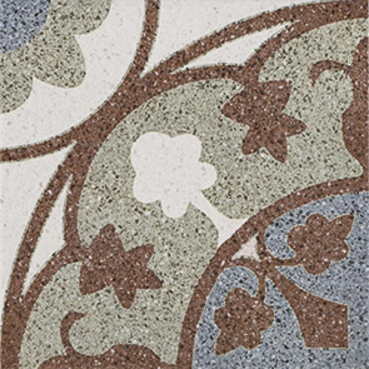 Pamesa, Deco - 15.826.008.0349 - Fontana Rojo, Matt, 22.3x22.3cm, 10.00mm