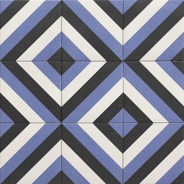 Mainzu, Trinity - Dublin Blu, Mate, 20x20cm, 10.00mm