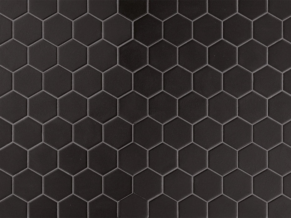Terratinta Ceramiche, Hexa - Black Swan, Matt, 14x15cm, 10.00mm, Rett.