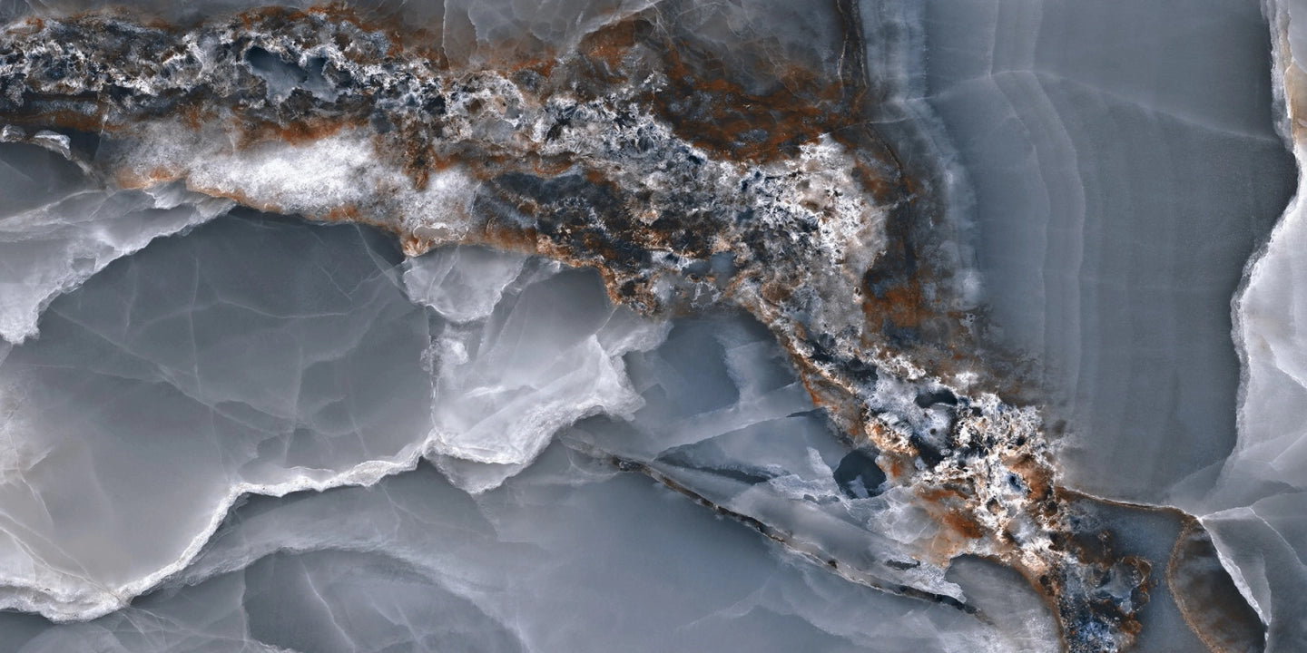 Baldocer, Onyx - P6012GRP - Bleu, Pulido, 60x120cm, 7.00mm