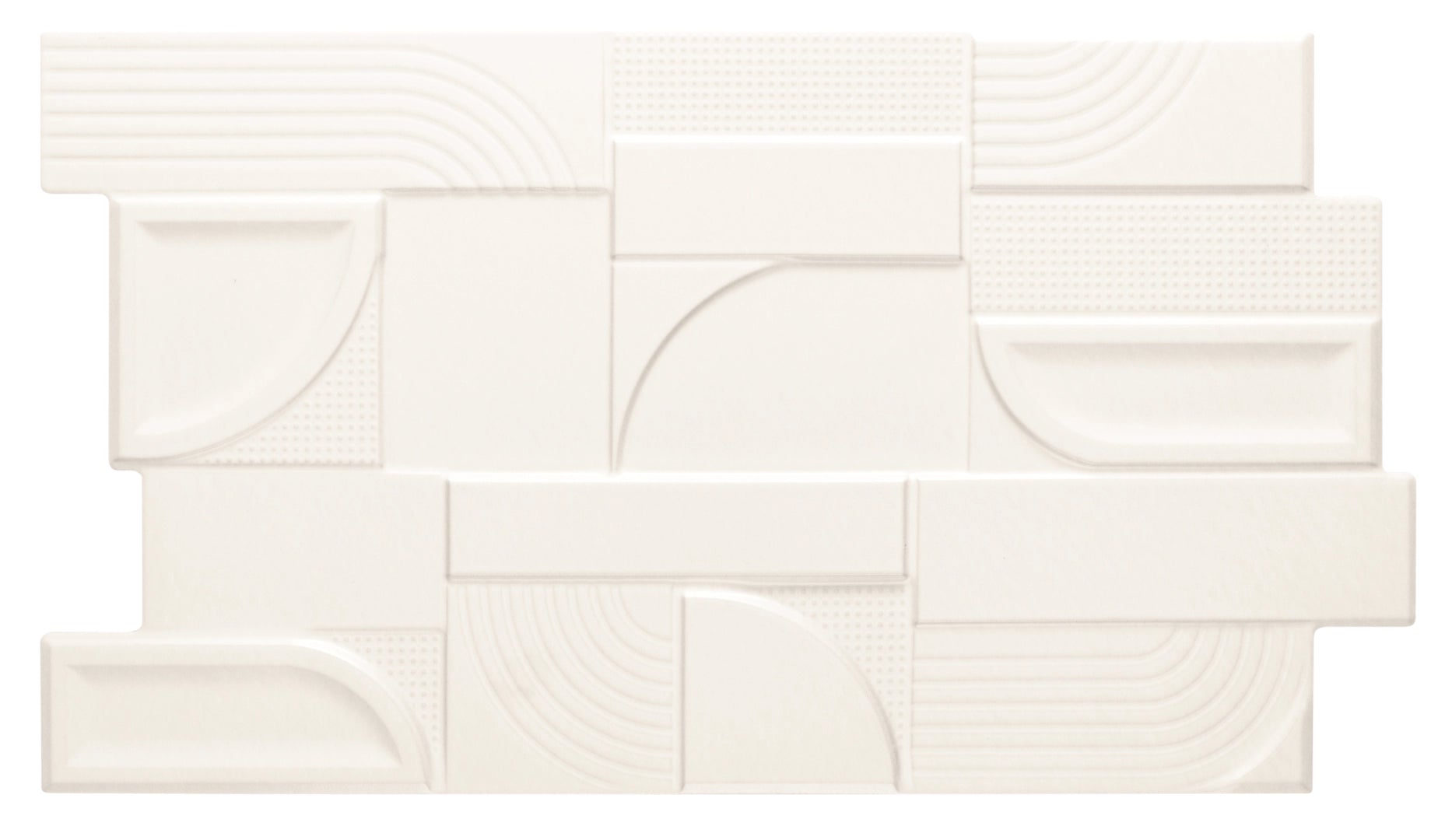 Realonda, Empire - White, Satin, 31x56cm, 10.00mm