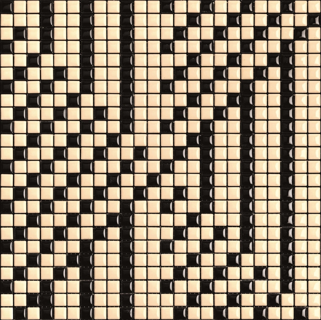 Appiani, Allure - MARL001 - Marlene 01 Black/Ivory, Naturale, 30x30cm, 7.20mm