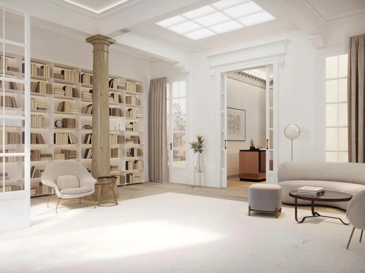 Porcelanosa, Fontana - Fontana, Naturale, 59.6x59.6cm, 8.50mm, Rett.