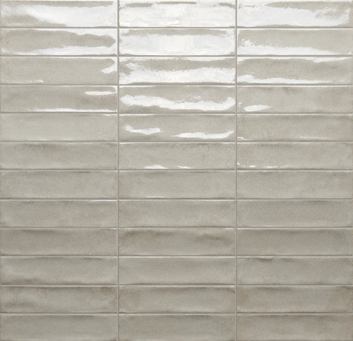 Ceramica Rondine, Marrakech - J92241 - Light Grey, Lucida, 4.8x20cm, 9.50mm