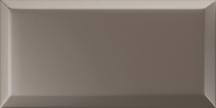 Ceramica Vogue, Bisello - RAL 7044 - Grigio, Satinada, 10x20cm, 7.00mm