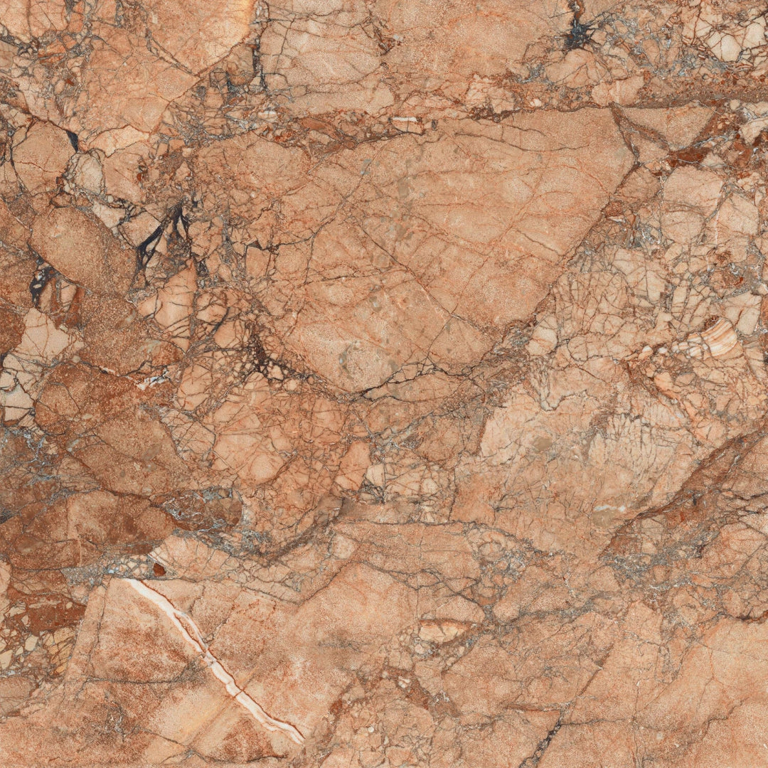 Ragno, Incanto - R8UM - Breccia Pernice, Glossy, 75x75cm, 9.50mm, Rett.