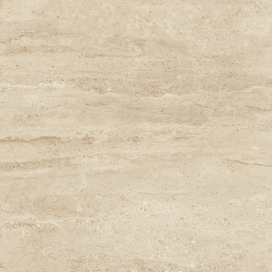 Class Tile, Divina - CEDIV060001 - Travertino, Polished, 60x60cm, 8.50mm, Rett.