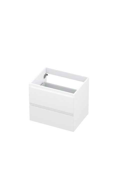 Ink onderkast - houten keerlijst - 2 laden - Hoogglans WIt - 60x45cm - 1240402