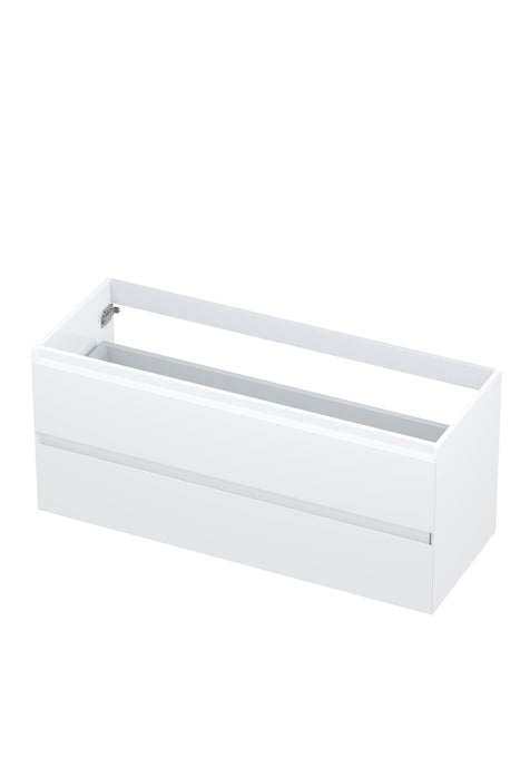 Ink onderkast - houten keerlijst - 2 laden - Hoogglans WIt - 100x45cm - 1240422