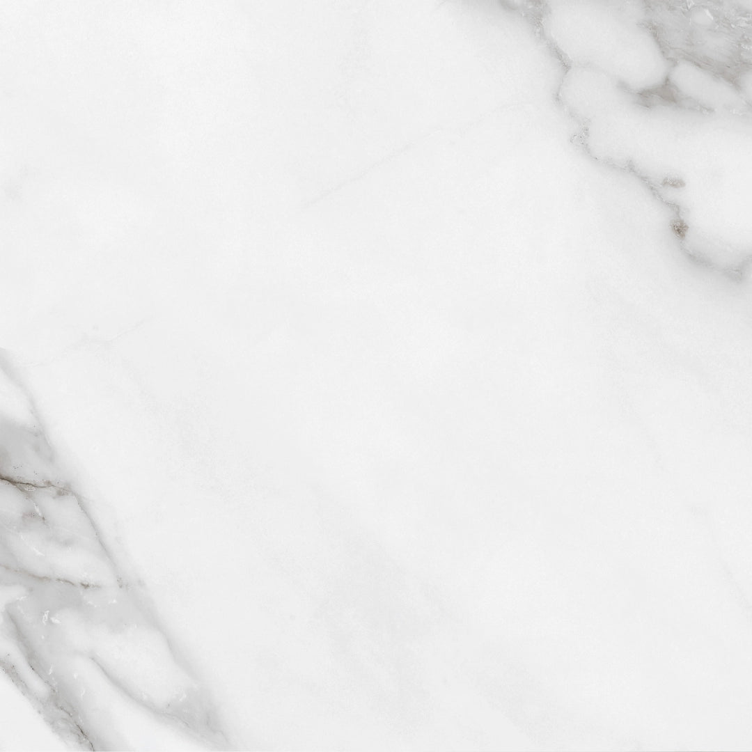 Class Tile, Divina - CEDIV080019 - Calacatta, Polished, 80x80cm, 9.00mm, Rett.