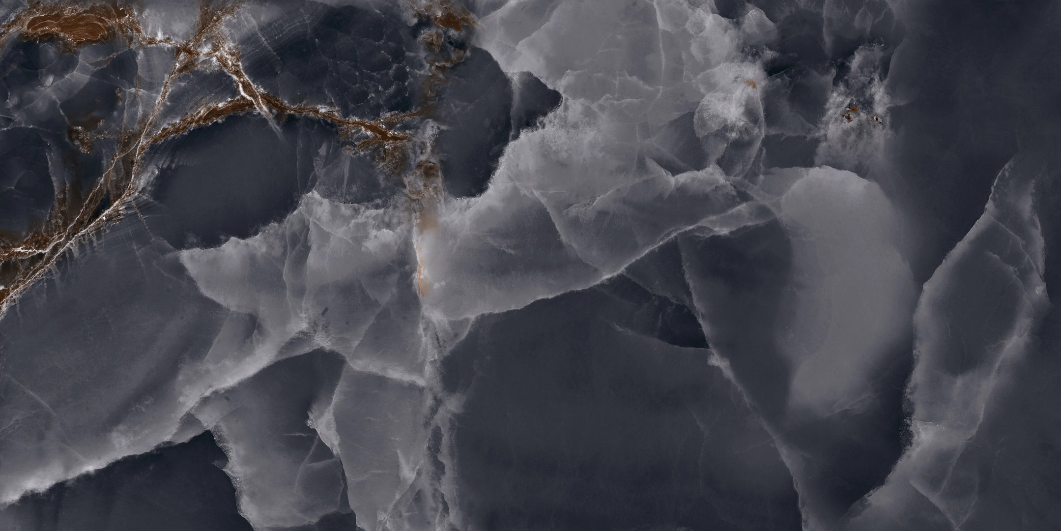 Ecoceramic, Iceland - Midnight,-Ultra-Gloss,-60x120cm,-10.00mm,-Rett.